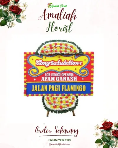 Bunga Papan Congratulation di Kedungpedaringan